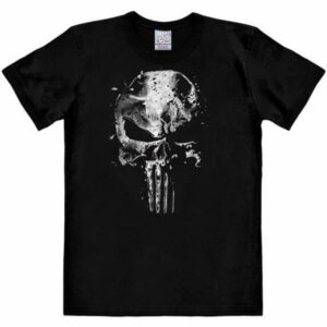 T-särk Marvel Punisher - Striped Skull