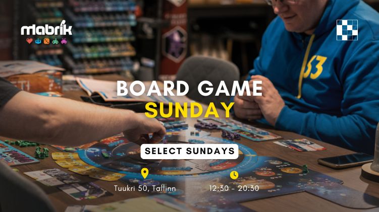 Events - Board Game Club - Board Game Sundays