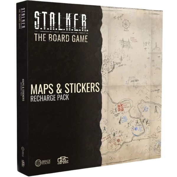 Stalker: The Board Game – Maps & Stickers Recharge Pack