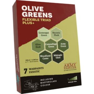 Army Painter Warpaints Fanatic - Olive Greens Triad PLUS+