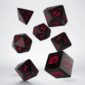 Cyberpunk Red RPG Blood Over Chrome - Dice Set (7)